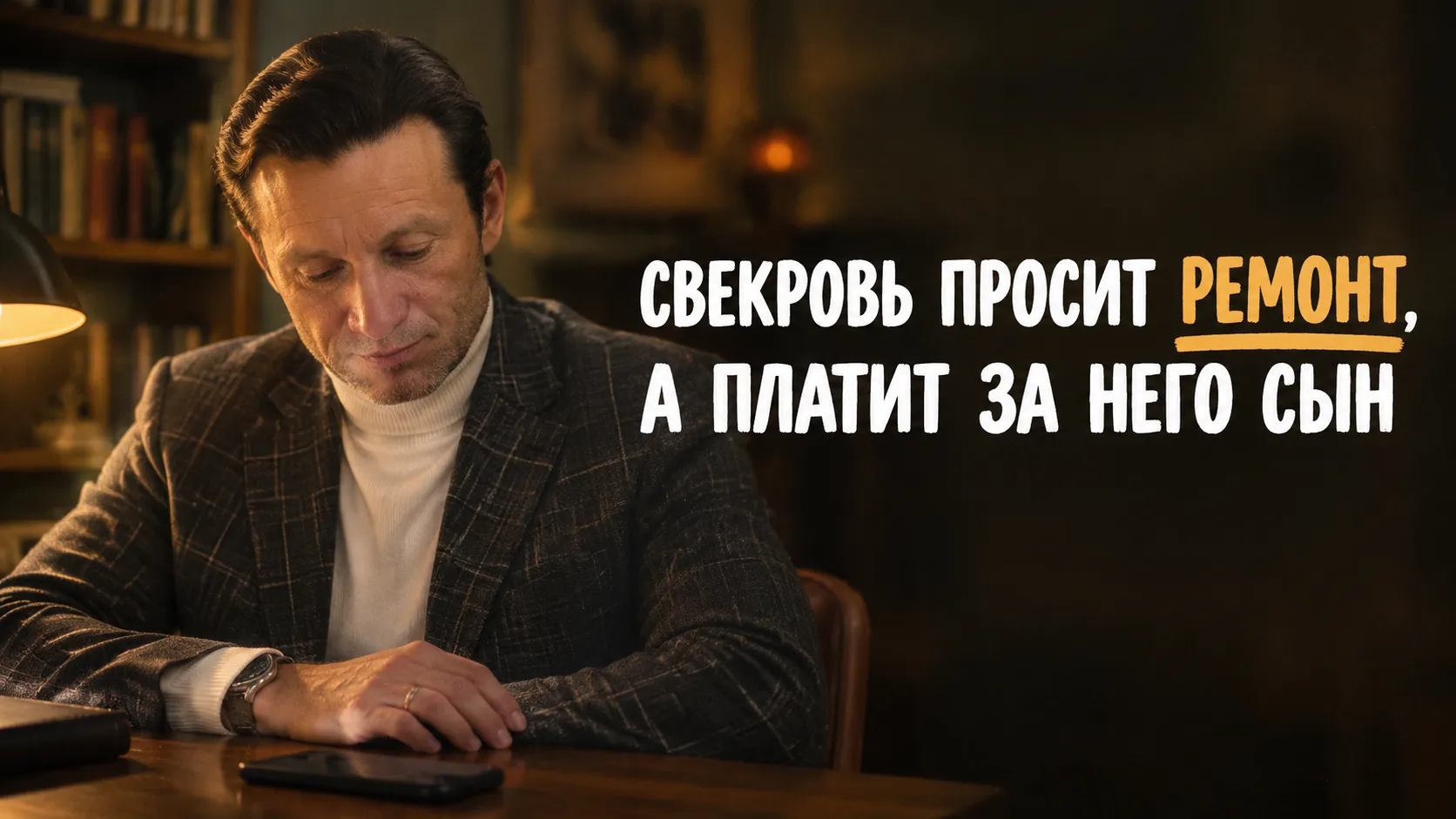 Свекровь получает от сына 4 вещи по первому звонку - деньги, ремонт, поездки и время