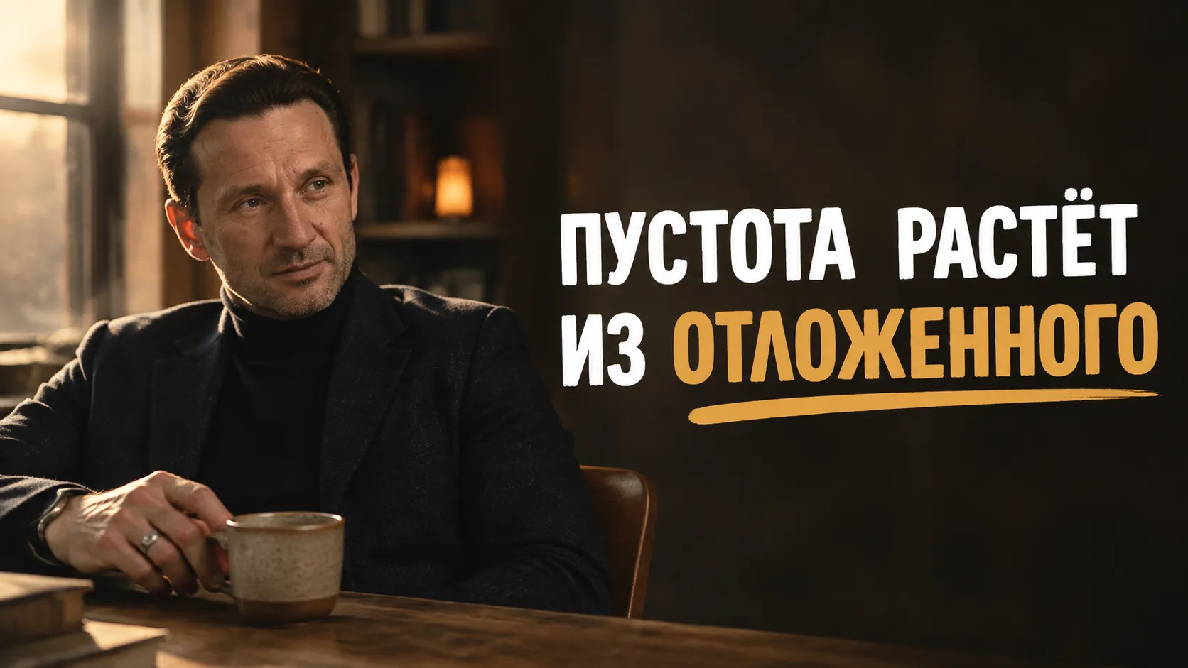 Пустота в жизни выдаёт себя за 15 минут тишины