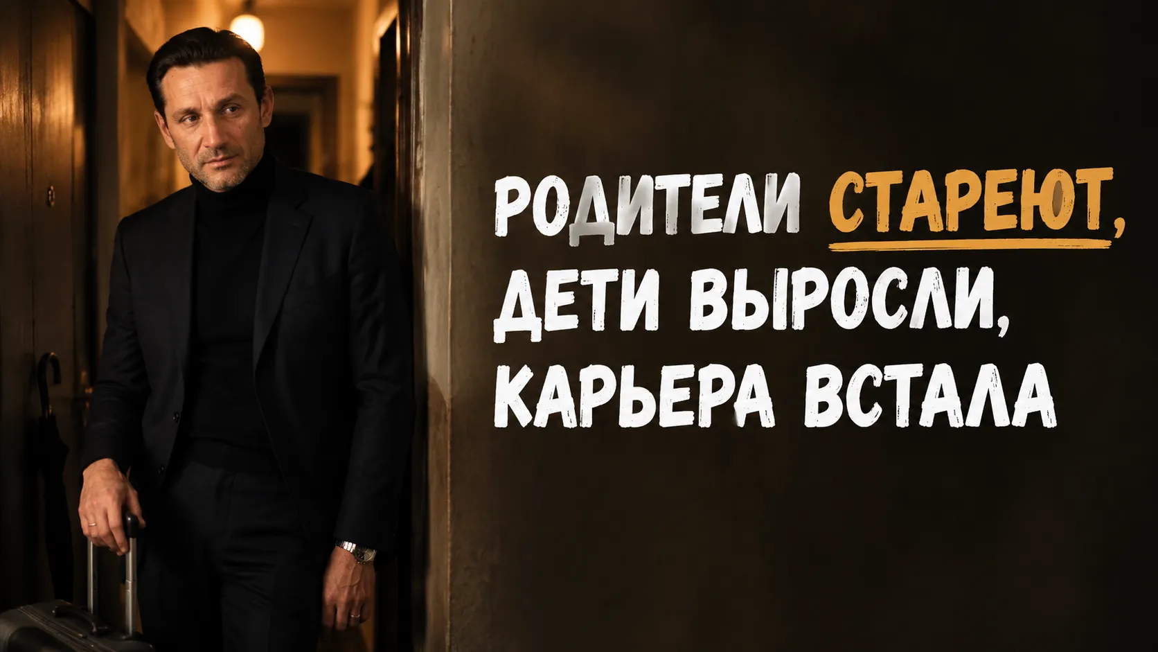В 50 лет кризис наступает, когда рушатся сразу 3 роли