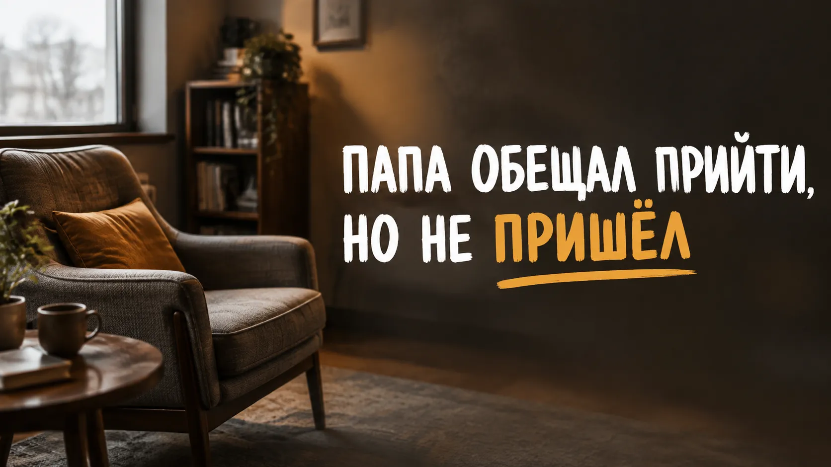 Мама так и не обняла, папа так и не пришёл, и с этим тоже можно горевать