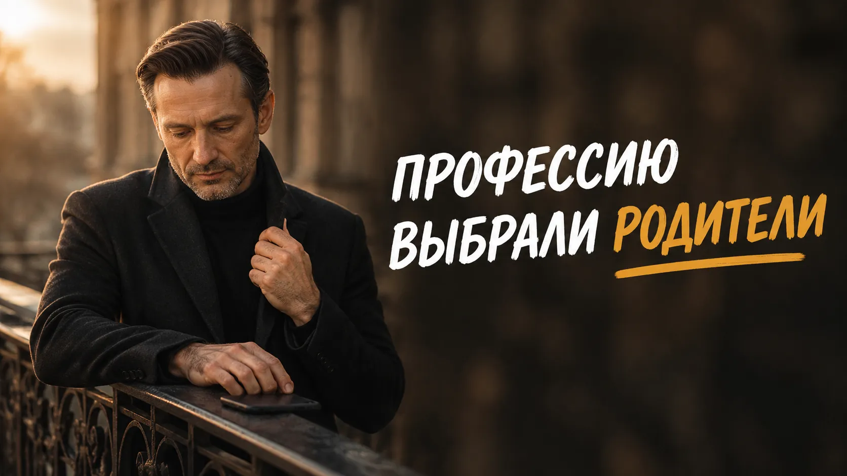 Не вы выбрали профессию, которой занимаетесь