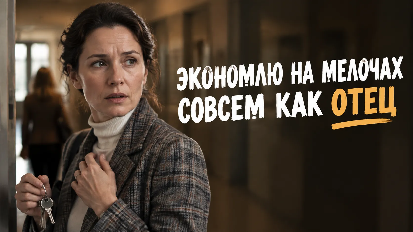 В 40 лет женщина слышит в своём голосе отца