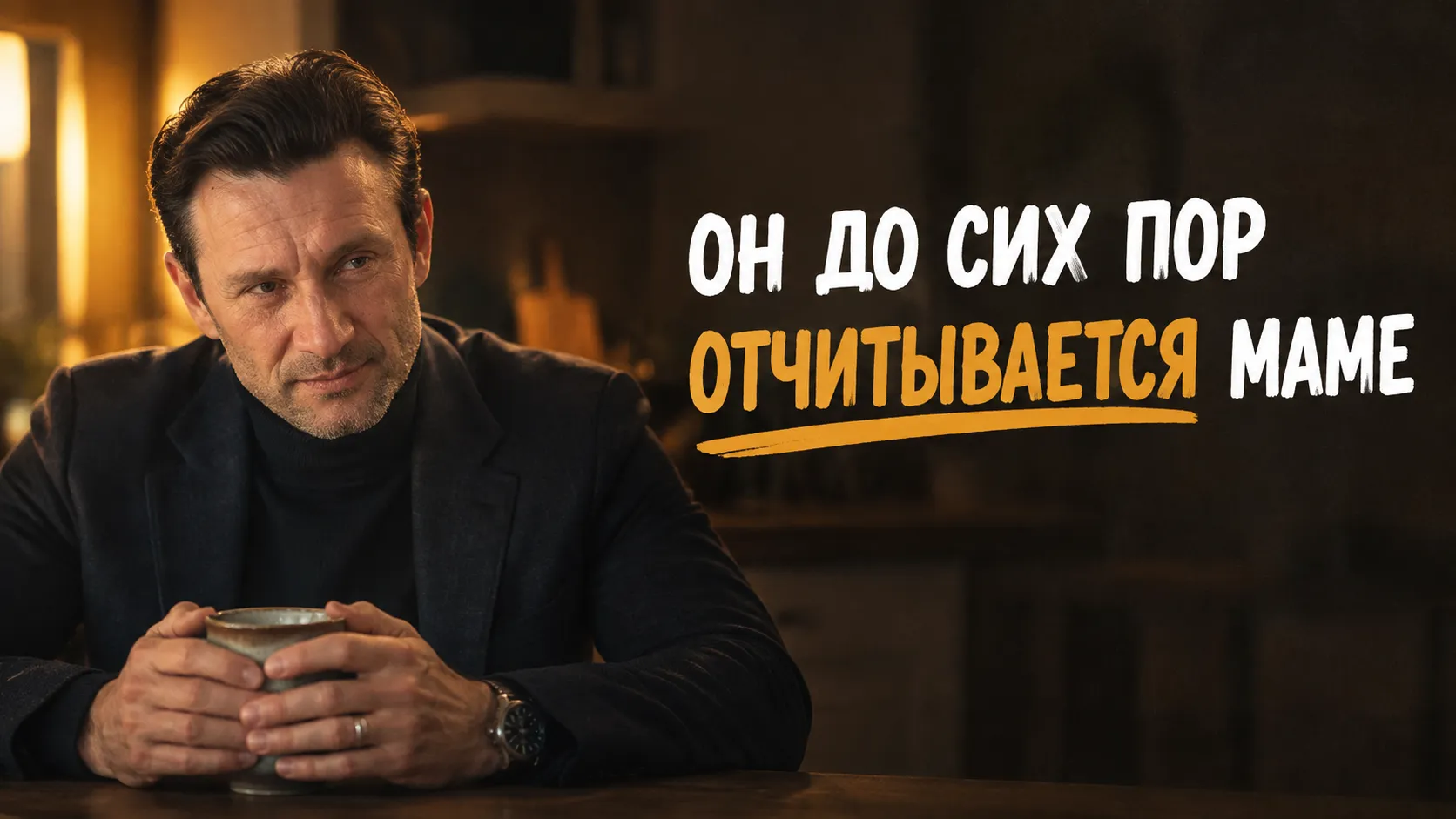 Мужчина за 40 всё ещё отчитывается маме