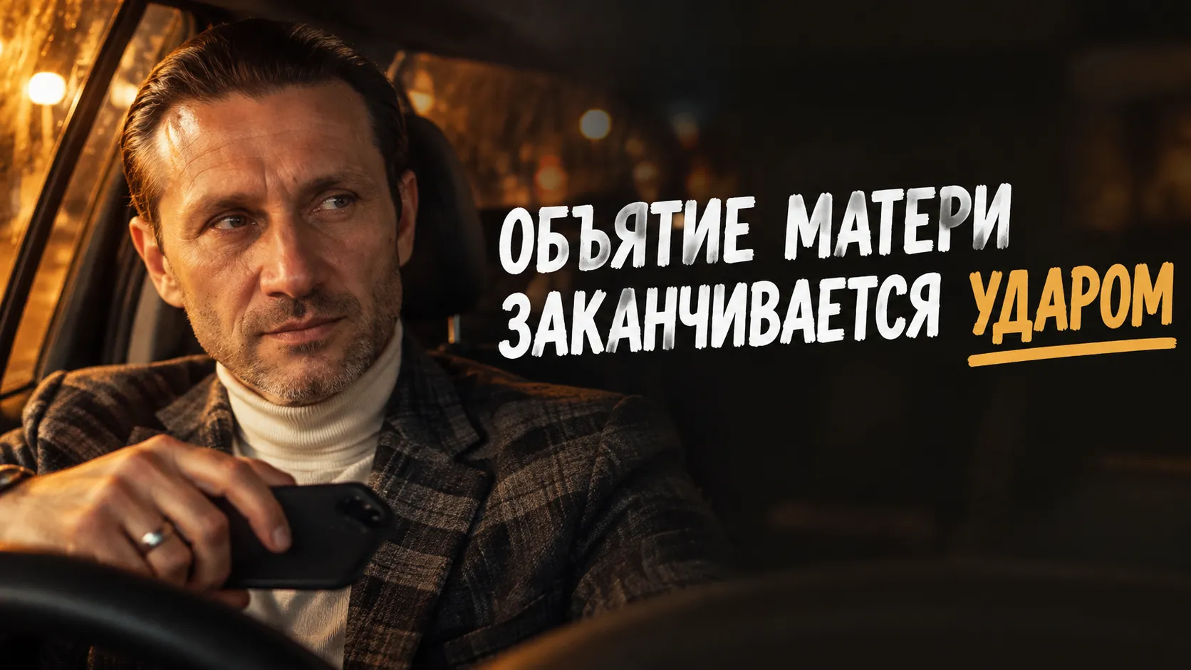Мать сначала обнимает, потом бьёт по больному